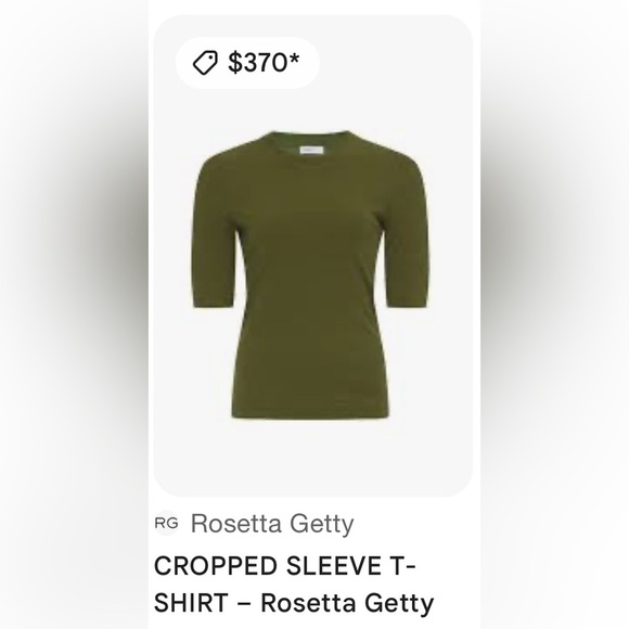 Rosetta Getty Classic Black Cotton Top - Picture 10 of 10